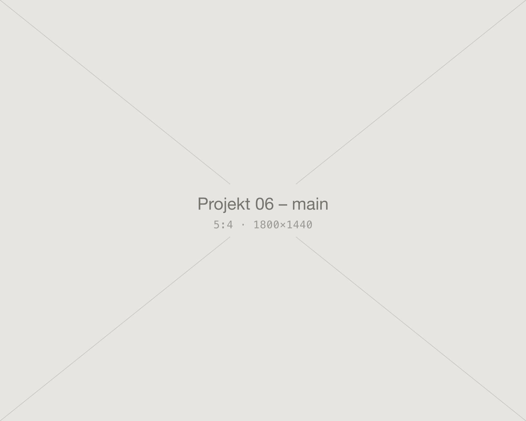 Projekt 06 – main view