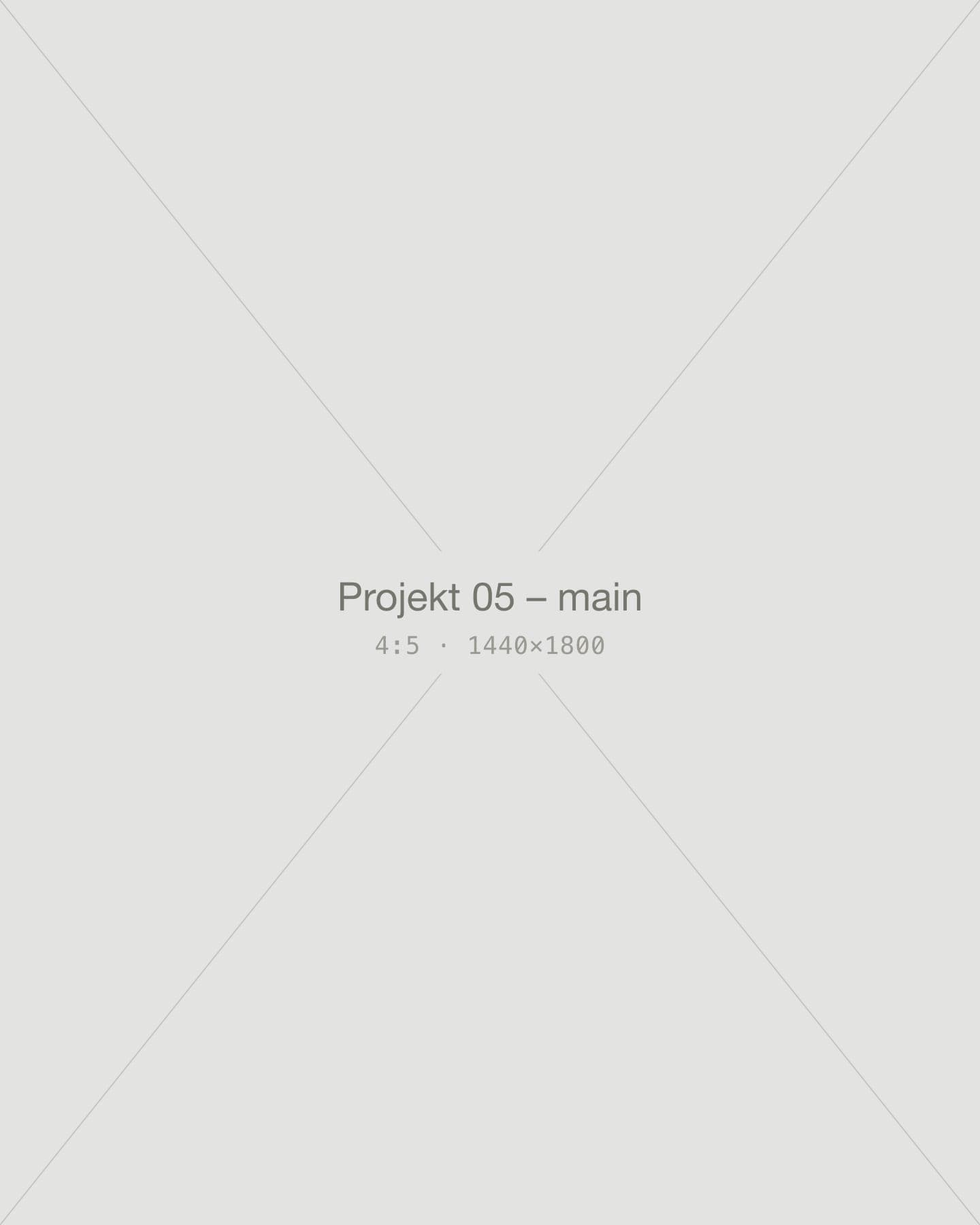 Projekt 05 – main view