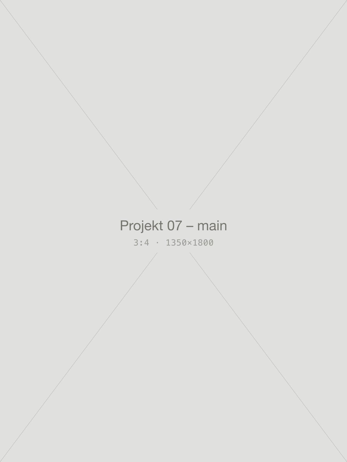 Projekt 07 – main view