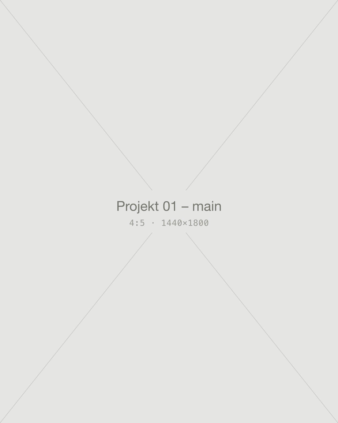 Projekt 01 – main view